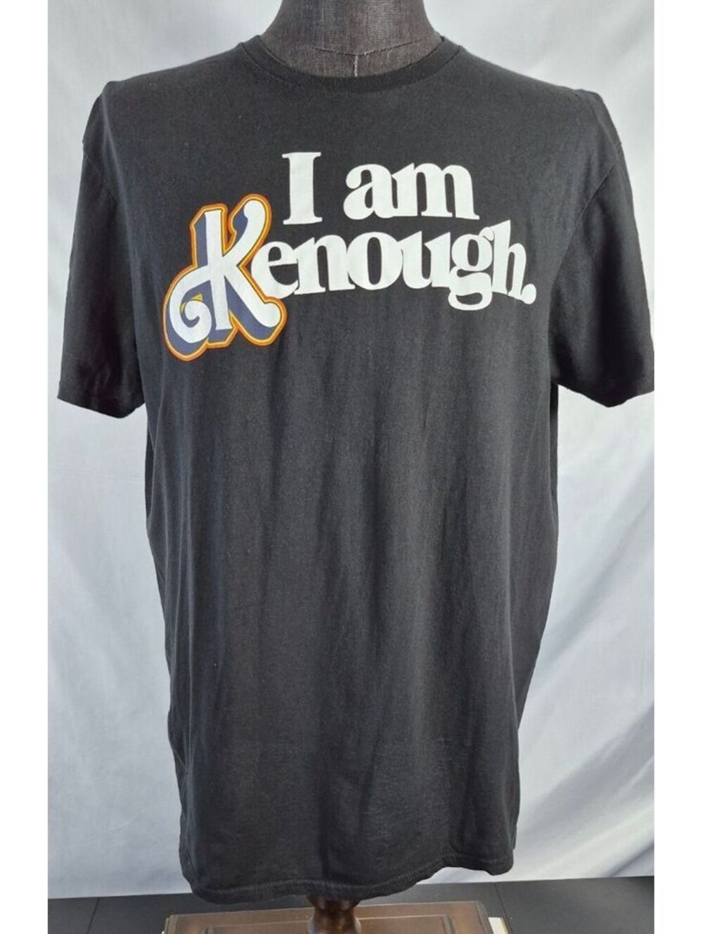 Barbie The Movie I Am Kenough Graphic Tee Black XL